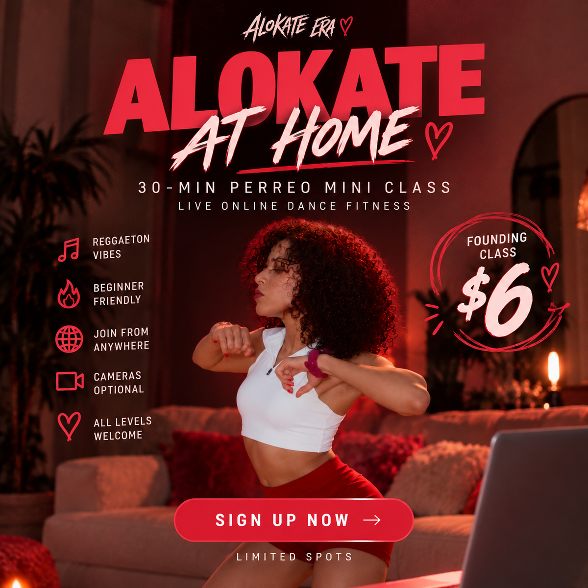 ALOKATE AT HOME ❤️‍🔥 | $6 Founding Perreo Quickie (Mini Class)